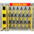 ABDT 电力施工安全护栏玻璃钢绝缘移动伸缩围栏道路警示隔离栏栅 红白色1.2米高8米长