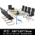 时通 240*120*74cm 公司会议桌培训洽谈大型长条桌简约办公室员工办公桌