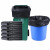 利得WYS-209黑色加厚餐饮厨房垃圾桶特厚商用塑料袋定制 100*120CM/50只 垃圾袋