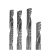 丰稚 铣刀 单刃螺旋铣刀 PVC塑料板单刃铣刀 一个价 4*17*45 