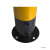 金能电力 安全工器具专家门型杆防撞柱折叠黑色喷漆黄色加反光条一层高300二层850直径90长度600