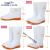 白色食雨鞋高中低筒卫生靴男女厨师鞋防水防滑耐油耐酸碱水鞋品 低筒 43