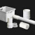 讯浦 PVC线管杯梳 锁扣螺接 阻燃白色 适用于16线管 10个装 XT-SK16