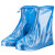 冰禹 BYsy-24 PVC防滑防水加厚防雨鞋套 成人男女耐磨雨鞋 珠光蓝 S码（1双）