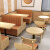 璐维丝 L.W.S餐厅饭馆烤鱼蛙店商用实木桌椅组合咖啡厅奶茶店靠墙卡座沙发 卡座沙发1.2 官方标配