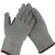 代尔塔（DELTAPLUS）202018 灰色针织防割手套耐磨透气工作劳保防护手套 3副/包