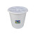 特厚大白桶塑料发酵桶储水桶级圆形桶熟料120升胶桶100升 加厚200L桶含盖含铁耳 白色