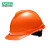 梅思安（MSA）V-Gard-500 豪华透气加厚ABS新国标 安全帽工地施工建筑电力工程领导监理帽 橙色