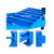 DLGYP重型仓储副货架 150×50×200=4层 800Kg/层 蓝色