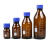 定制定制滴定管广口瓶玻璃瓶丝扣带盖瓶棕色螺口透明酒精试剂容器 透明500ml