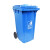 恒丰牌 240L 加厚型可挂车垃圾桶 户外环卫垃圾桶小区用垃圾桶 蓝色 A260