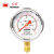 红旗（HONGQi）YTN-60径向充油抗震水压表0-4mpa耐震防震油压表气压表M14*1.5	