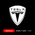 谋福（CNMF）特斯拉迎宾灯Tesla车门灯Model3/Y/SX投影灯镭射灯氛围灯改装（玻璃款02）