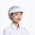 普耐迪工作帽女车间防尘白色防油烟厨房卫生餐厅服务员头罩白黑色 白色全网1个