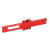 鸣驰 木工多功能划线尺 铝合金高度测量T型尺红色木工划线器测量尺 蓝色三件套划线尺/2套 