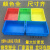 加厚塑料周转箱工业筐物料零件盒红黄蓝绿色框工具收纳箱  绿色 415*295*140