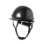 驭舵碳纤维纹黑色安全帽工地国标ABS工程施工安全头盔领导监理防护帽 圆盔型安全帽 碳纤维花纹 碳亮