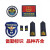 坚弓适用于消防备勤服初级中级软肩章服饰标志领章硬肩标识标牌 DY铁胸标