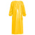 易美丽诺 LCF1024 TPU罩衣防水防油耐酸碱石材屠宰食品厂长袖反穿围裙  黄色大号 130*130