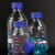 稳斯坦 蓝盖试剂瓶 透明丝口玻璃瓶 螺纹口带刻度螺口试剂瓶 带刻度透明样品瓶 高硼硅 1000ml WW-18