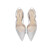 奥康（Aokang）官方女鞋 2024夏季新款闪耀尖头水钻时尚百搭高跟鞋商场同款 1242711072银色 37