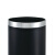和畅（HC）GPX-45X 双层圆形黑色烤漆垃圾桶 容量9升（2个起订）