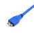 益德胜  Micro USB3.0数据线适用于三星note3/s5手机充电线东芝希捷西数移动硬盘盒子连接线1.8m