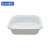苏识 一次性打包餐盒 650ml正方形 白色 200套/箱 箱 11210224