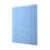 迪茵 铝合金折叠百叶窗帘办公室遮阳卷帘手动升降 打孔款 1平方米浅蓝色JH202厚（0.18mm）铝轨拉珠定制