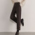 梵依界（VANEEOGH）季2024梨形身材毛呢棕色西装裤子女小个子直筒阔腿裤 黑色 XXL 126-145斤