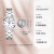 双狮日本原装进口情侣手表一对全自动机械表夜光防水东方腕表 【店长推荐】-数字白盘情侣手表