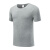 海斯迪克 企业定制短袖工作服 60支棉T恤文化衫广告衫团队服志愿者服 灰色 2XL码 