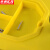 京洲实邦 手提五金工具箱多功能塑料收纳箱零件收纳盒【20寸加厚黄色】ZJ-4102