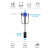 迈拓维矩 VGA转HDMI转换器 带音频usb供电脑笔记本机顶盒连接显示器投影仪转接头扩展显示屏适配器 MT-H02