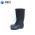 沸耐笙 FNS-33415 PVC雨鞋高帮农田水鞋工作鞋 黑色44 1双