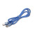 USB线2.0打印线方口连接转接线传输线优质下载线 透明蓝 0.5m