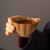 瓷牌茗茶具围炉煮茶罐罐茶壶配件花瓣杯家用日式炭炉奶茶杯复古小茶杯品茗杯 仿柴烧(花瓣)大号单杯 200mL以下