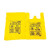 鹿色  工业加厚黄色垃圾袋 一次性  100只/包80*90cm70L平口