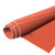 品之德 绝缘垫10kv高压橡胶板 配电室绝缘地毯防电橡胶板地垫绝缘胶垫 红色条纹1米*10米*5mm厚