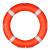  江波 国标救生圈 全塑成人游泳圈 船用救生浮圈 加厚实心泡沫圈4.3kg CCS认证
