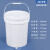 水杉20L白色带水龙头塑料桶带嘴洗手桶蓄水桶户外车载装水储水桶