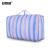 安赛瑞 编织袋 打包搬家蛇皮袋 整理收纳行李袋80×43×27cm 蓝白条纶 单个装  2A00941