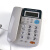 定制C168座式电话机 办公室有线固定座机单机来电显示免电池 中诺C168白色+发票