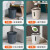 垃圾桶厕所卫生间带盖厨房大容量筒卧室商用办公室客厅小纸篓 2个装灰色+杏色小号