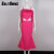 BALITOMMS2023夏季欧美风新款时尚镂空鸵鸟毛吊带连衣裙女装绷带连衣裙裙子 玫红色 XS