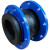 新界 橡胶软接头 国标DN200，八孔蓝色，含负压环