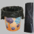 垃圾袋手提式中大小一次性黑色背心式塑料袋厨房 3件 60宽黑色50 37宽紫色加厚50个 加厚