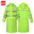 者也（ZYE）反光连体式雨衣长款防水男女外卖透气劳保雨披 荧光绿牛津纺风衣 180码