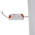 佛山照明（FSL）集成吊顶灯 办公室商场led面板灯嵌入式铝扣板 600*600 42W (铝材款白边) 白光（6500K）