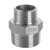 海斯迪克 304不锈钢异径外丝直接变径大小接头 1/2*3/8 HKCL-832